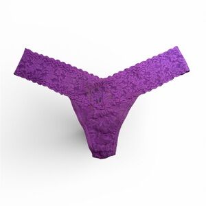 Hanky Panky Purple Lace Thong
